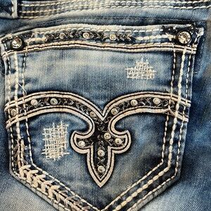 *Rock revival tie-dye jeans